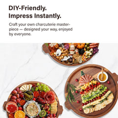 Versatile all-in-one serving board for parties