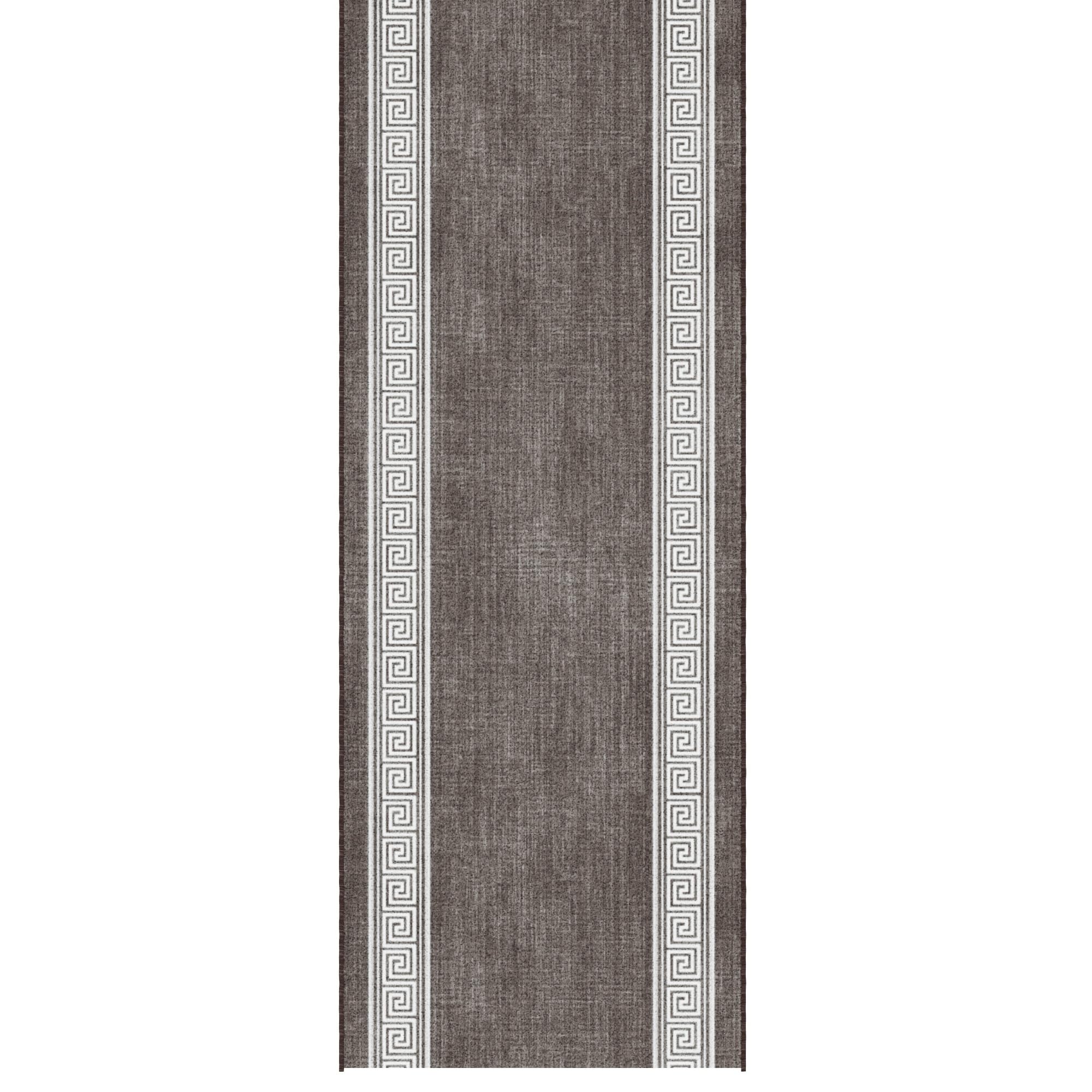 Non-slip PVC backing for stability on hard floors
