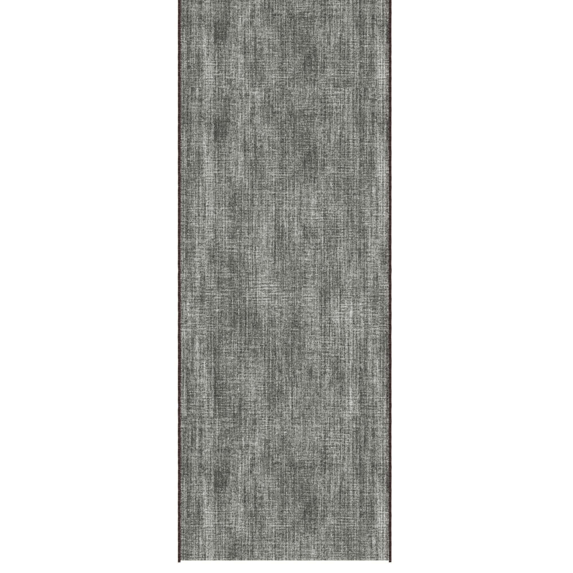 Ottomanson solid brown hallway rug for entryways