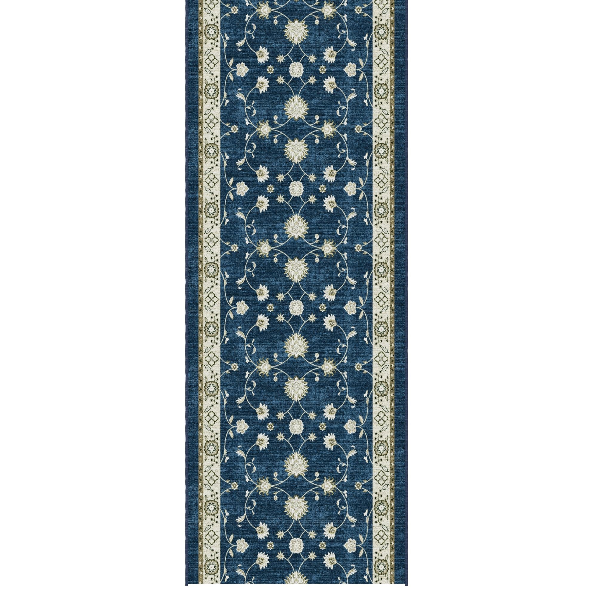 Low pile 0.3 inch Ottomanson rug under doorway
