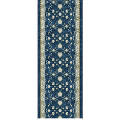 Low pile 0.3 inch Ottomanson rug under doorway