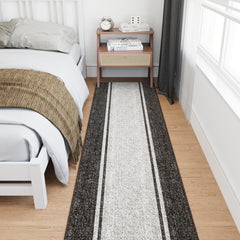 Ottomanson Mud Mat border brown 1'10.5" x 4' image