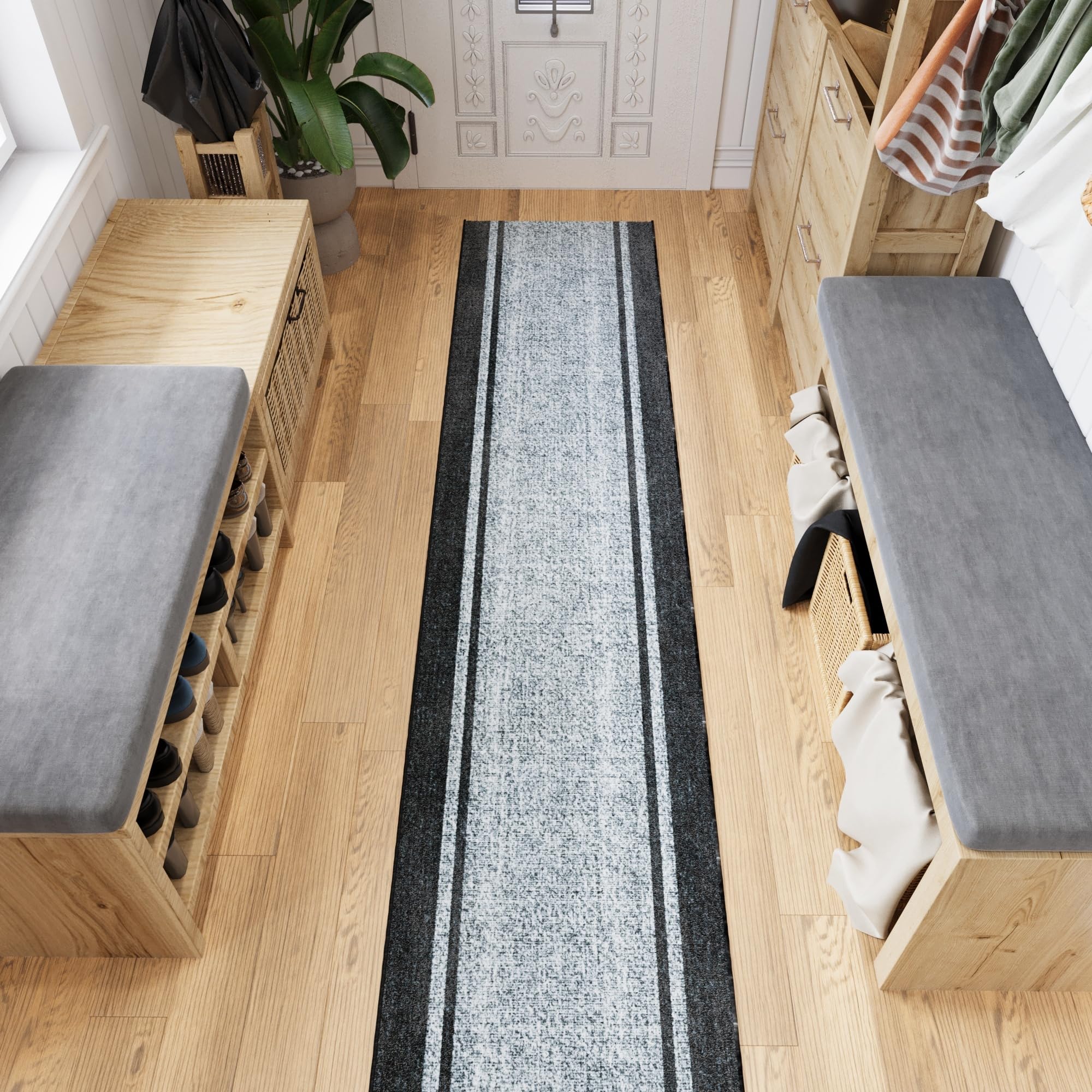 Ottomanson Mud Mat in a modern interior setting