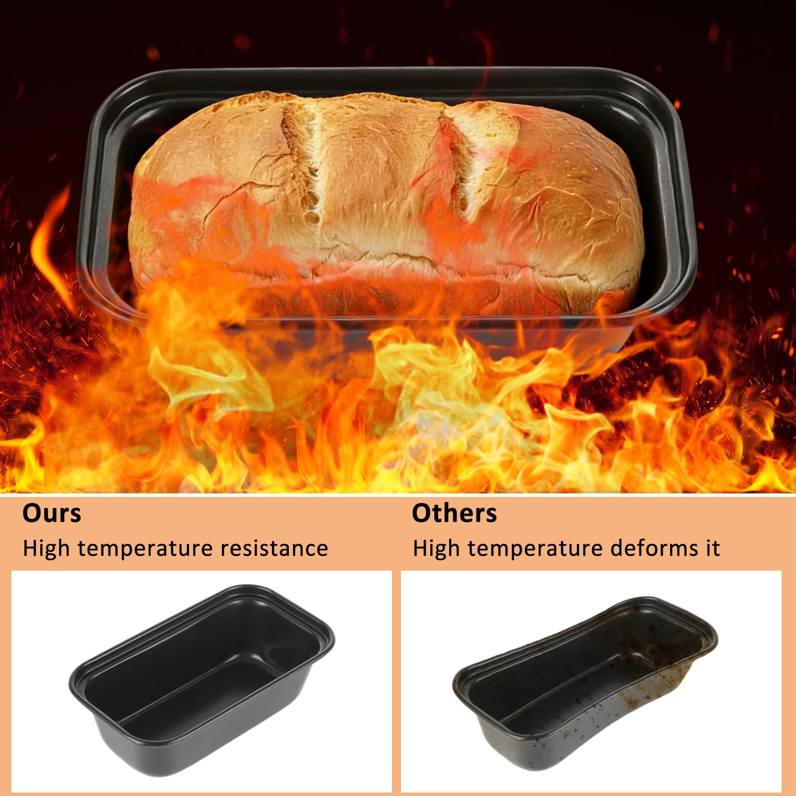 Oungy 8-pack baking pans for small loaves