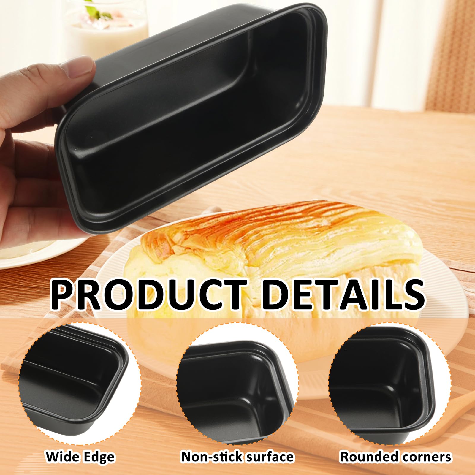 Oungy carbon steel mini loaf pans oven safe