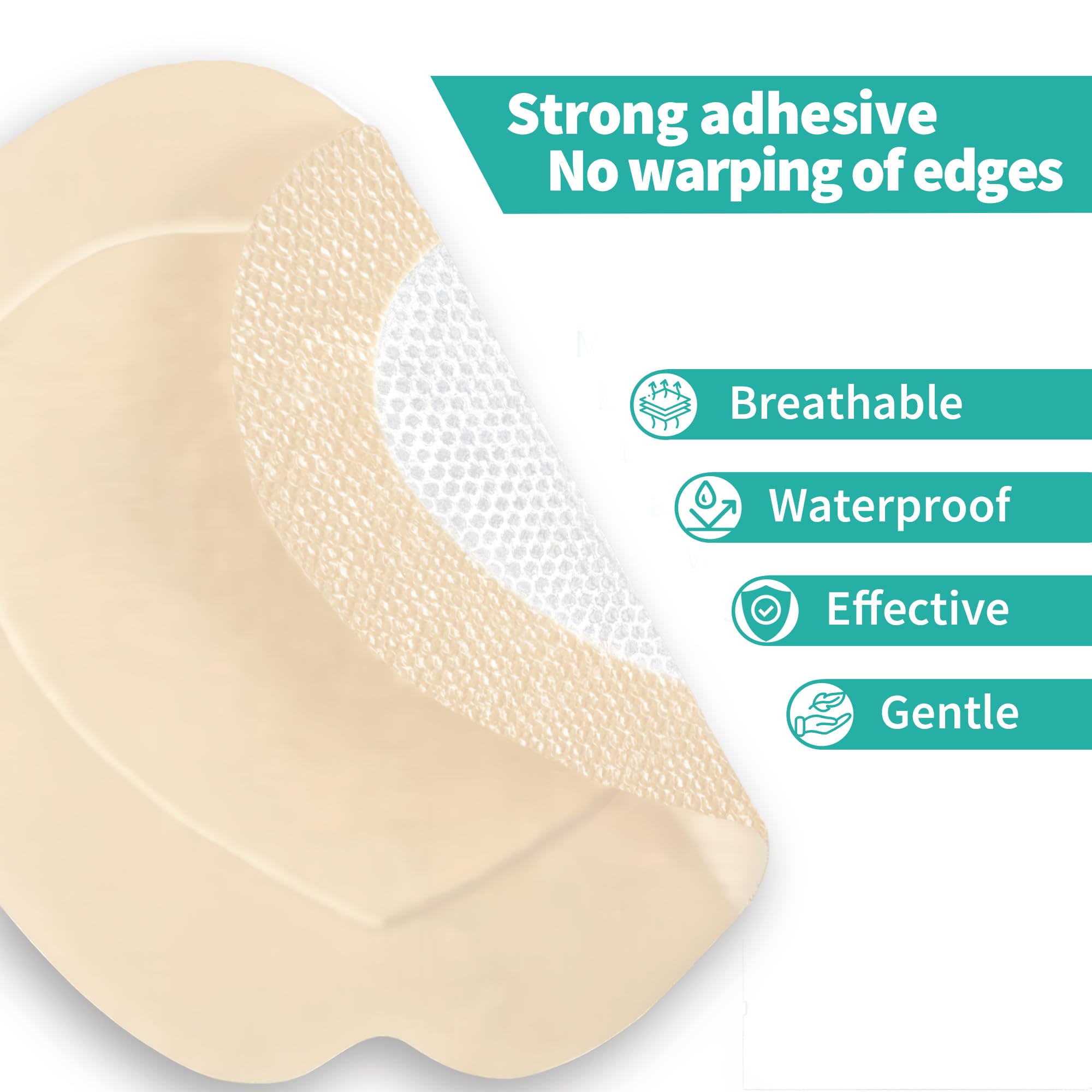 Ourmed silicone foam dressing 5 pack overview