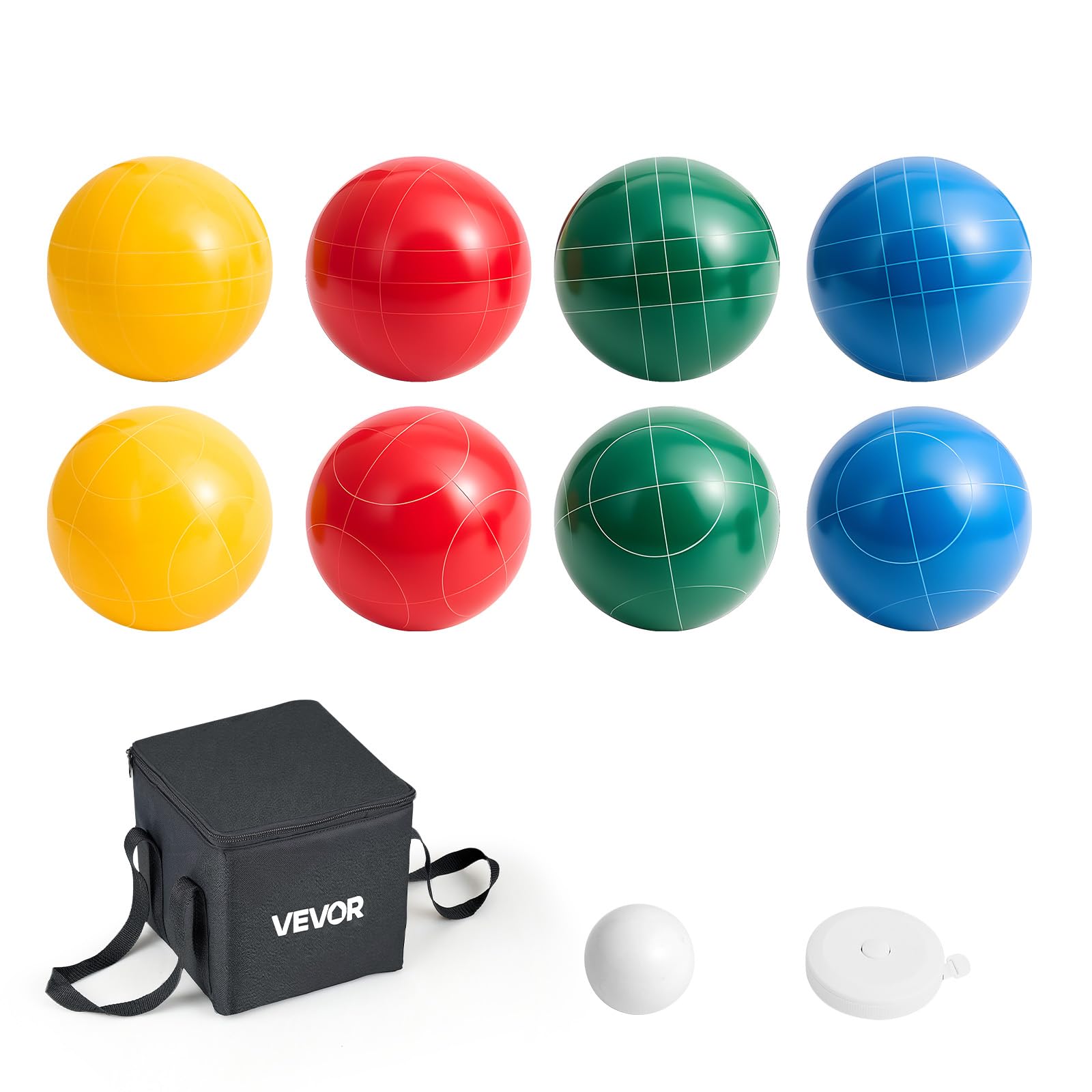 Bocce game for 2 to 8 players by VEVOR
