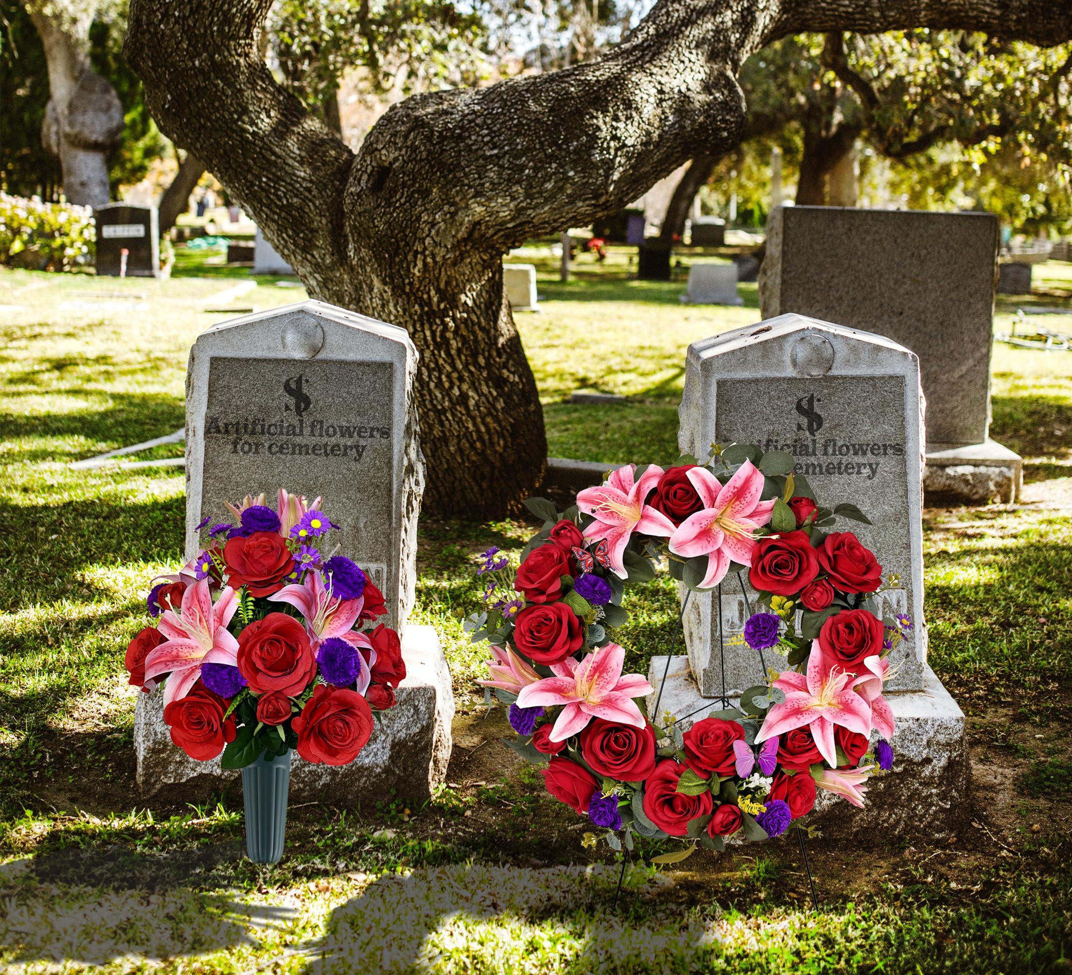 Outdoor cemetery decor versatile indoor wall window door
