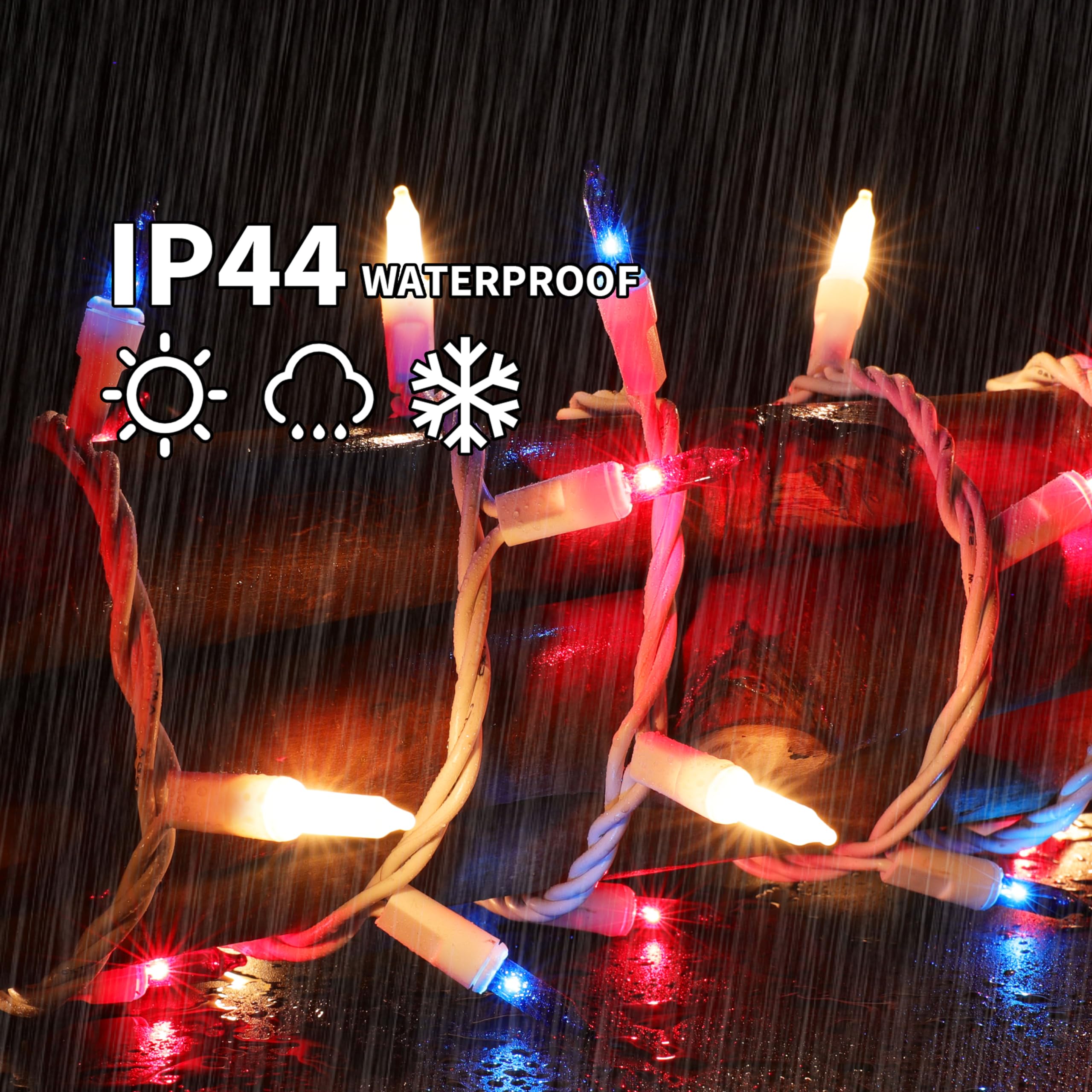 Incandescent 100 count string lights decorative lighting