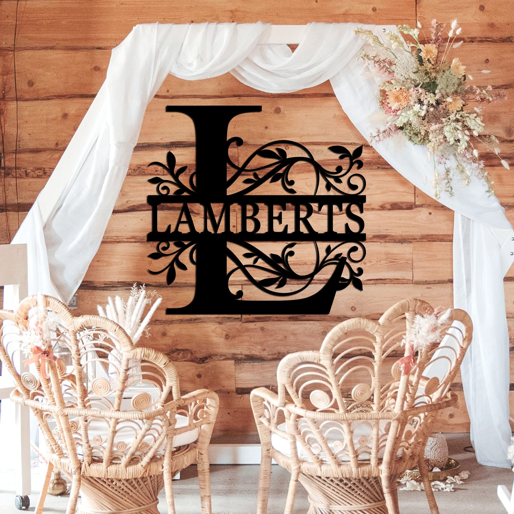 Outdoor metal sign powder coated