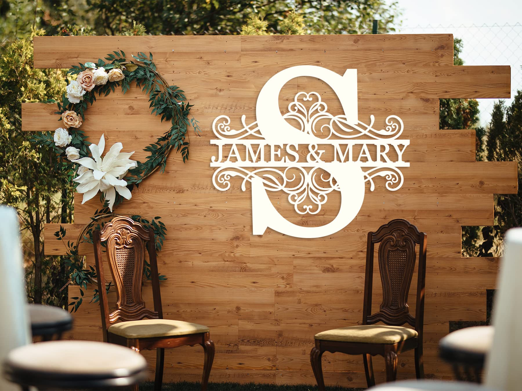Custom metal sign suitable for indoor or outdoor use