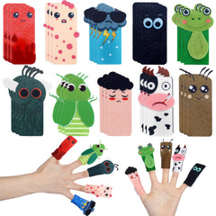Outus Passover plagues finger puppets set of 30 pieces in felt
