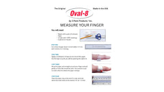 Beige Oval-8 finger splint for finger support