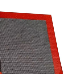 Oven liner silicone fiberglass mat