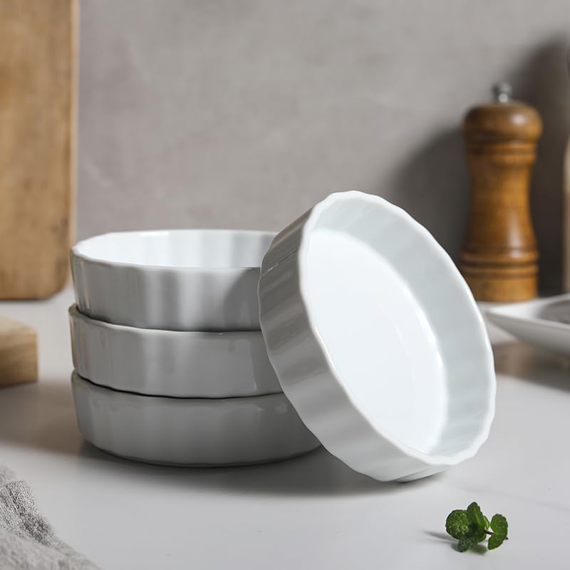 Dishwasher safe ceramic ramekins for easy cleaning