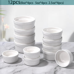 oven safe ramekins 5 ounce size four pieces