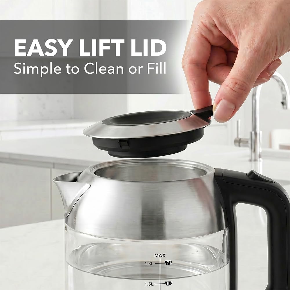 Cool touch handle and auto shut-off safety features