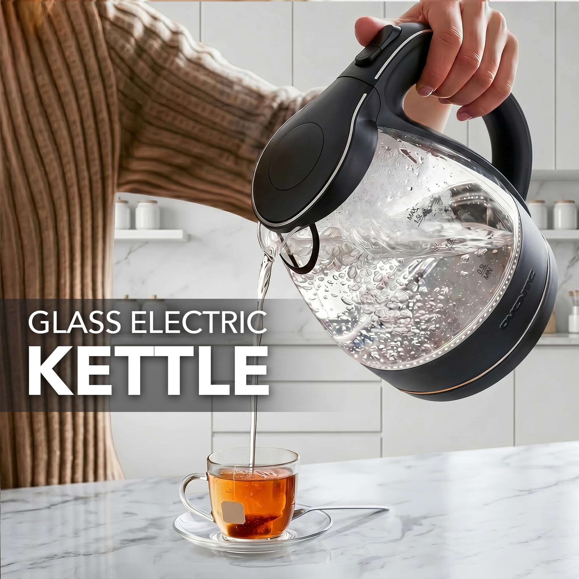 OVENTE KG83B auto shut-off Boil-Dry Protection