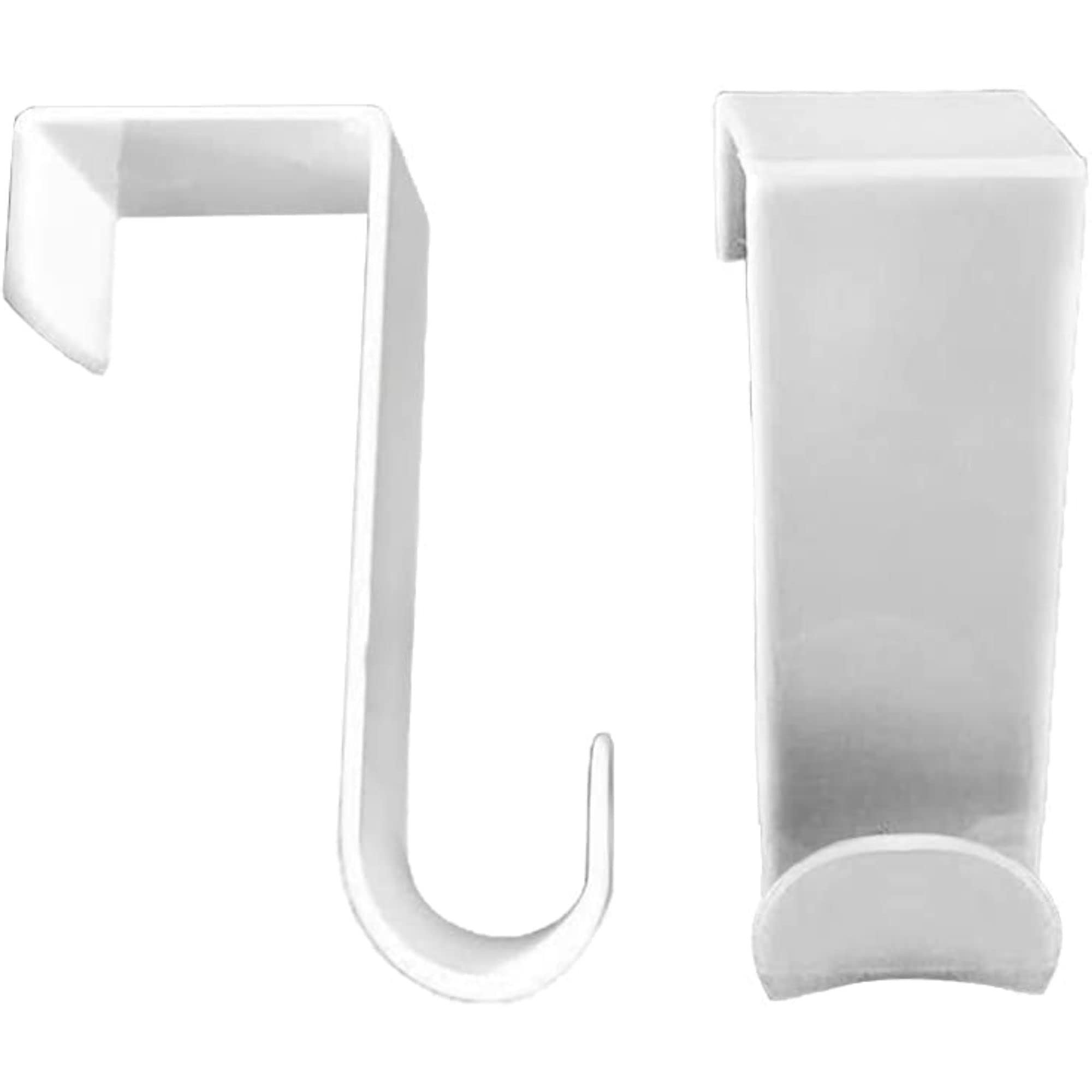 over-the-door-hooks-hangers 2-pack white on door edge