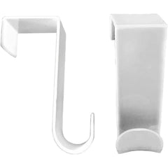 over-the-door-hooks-hangers 2-pack white on door edge