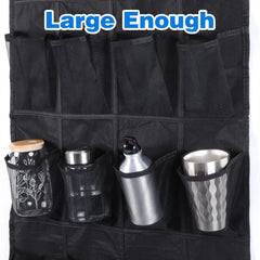 Over the door tumbler storage for Stanley black color