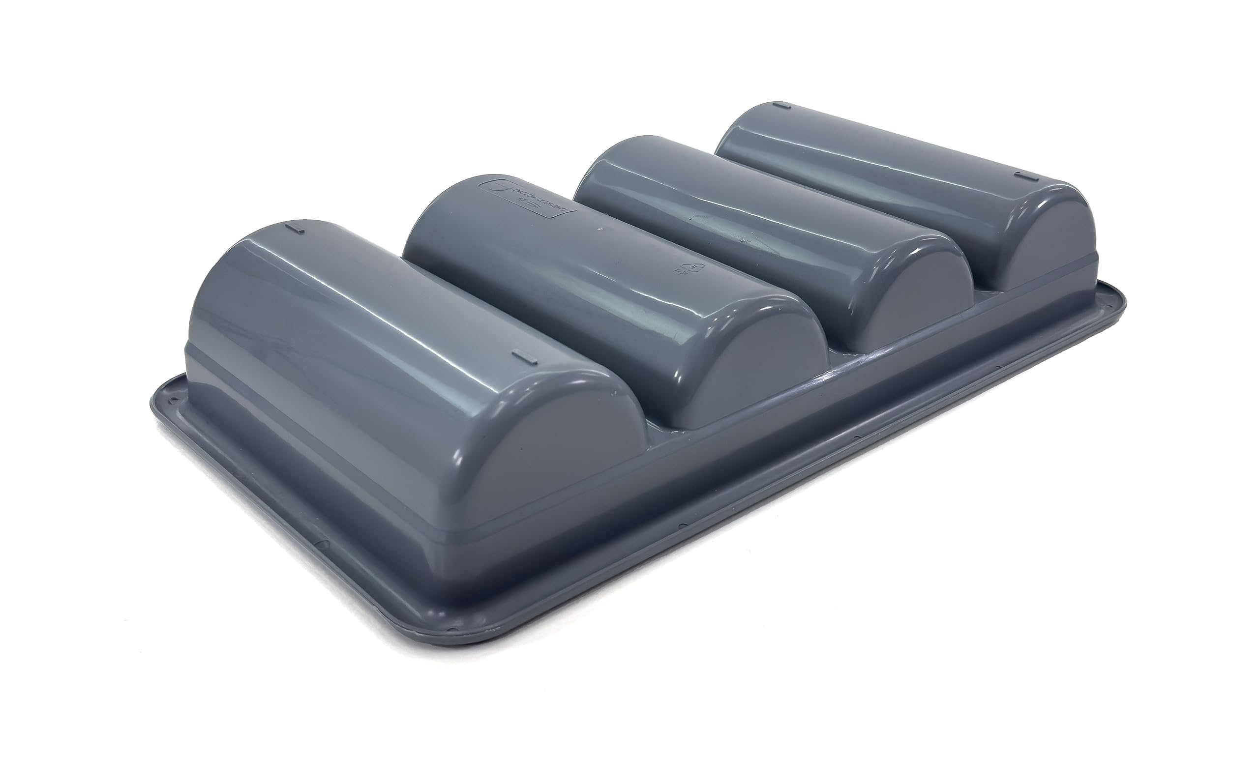 Polypropylene flatware container for commercial use