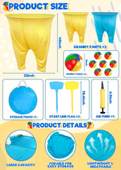 Eight colorful 9 inch bouncy balls included in the set