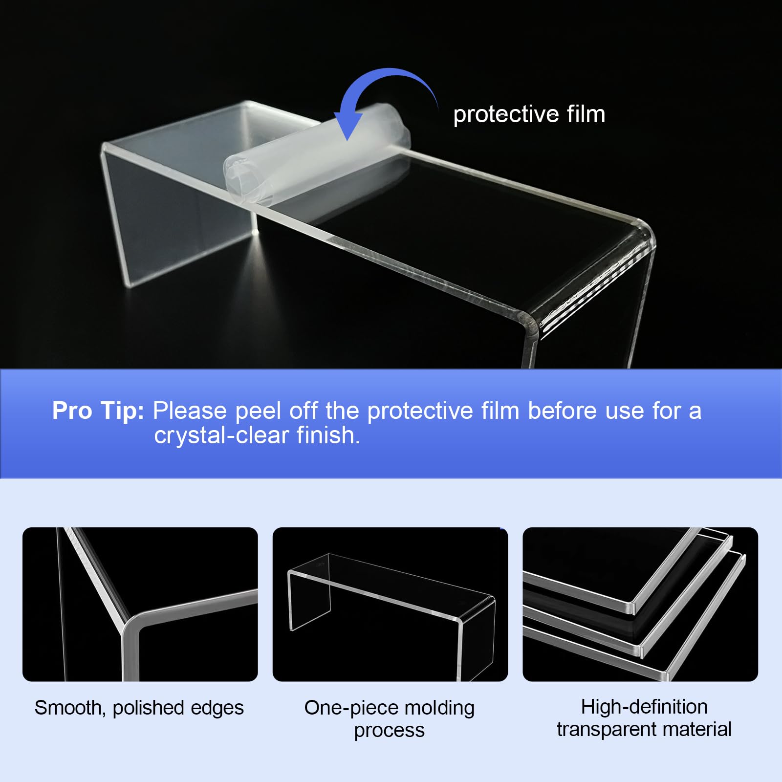 Jewelry organization on OVNTHYK acrylic risers