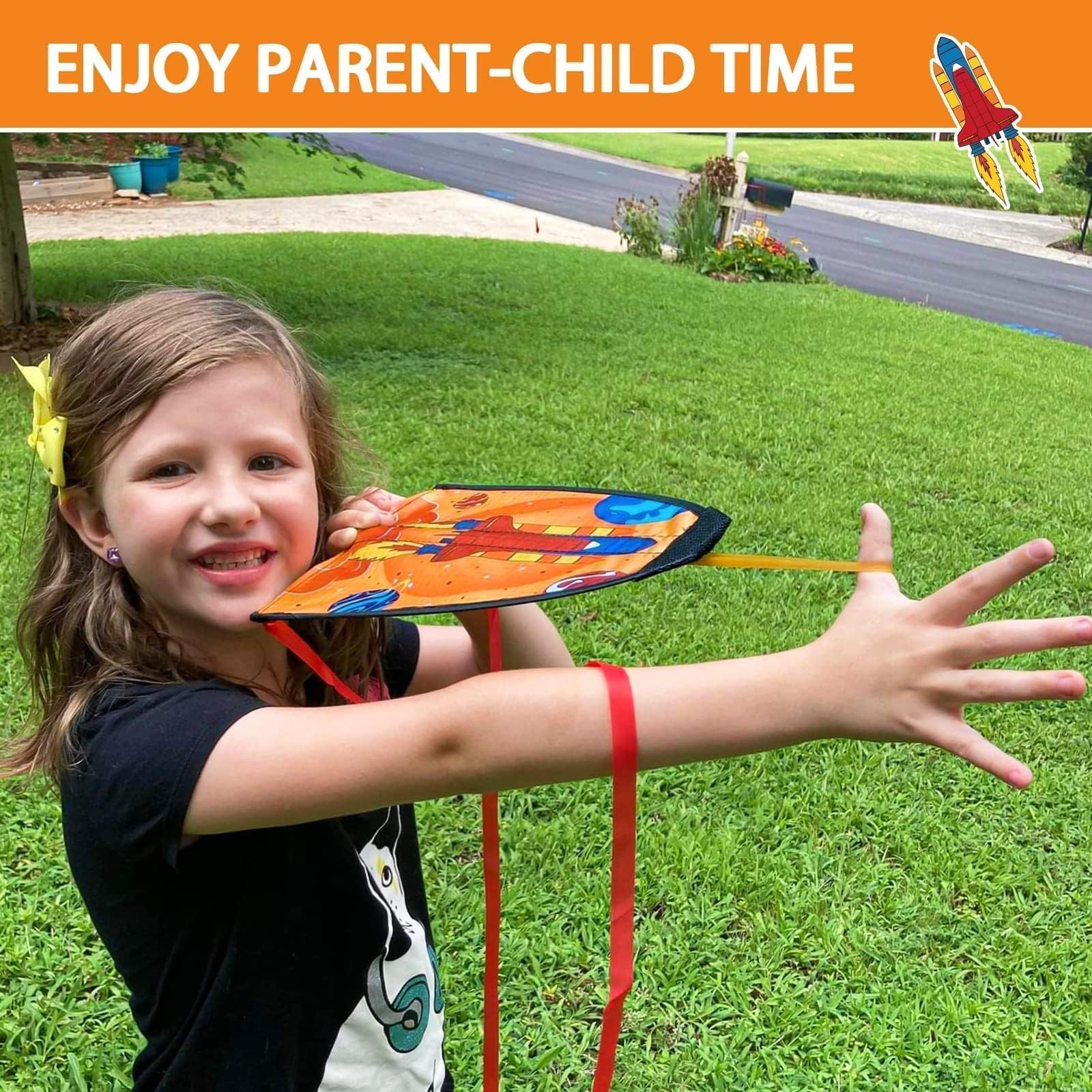 Oxford cloth thumb kite with a durable thickened elastic band