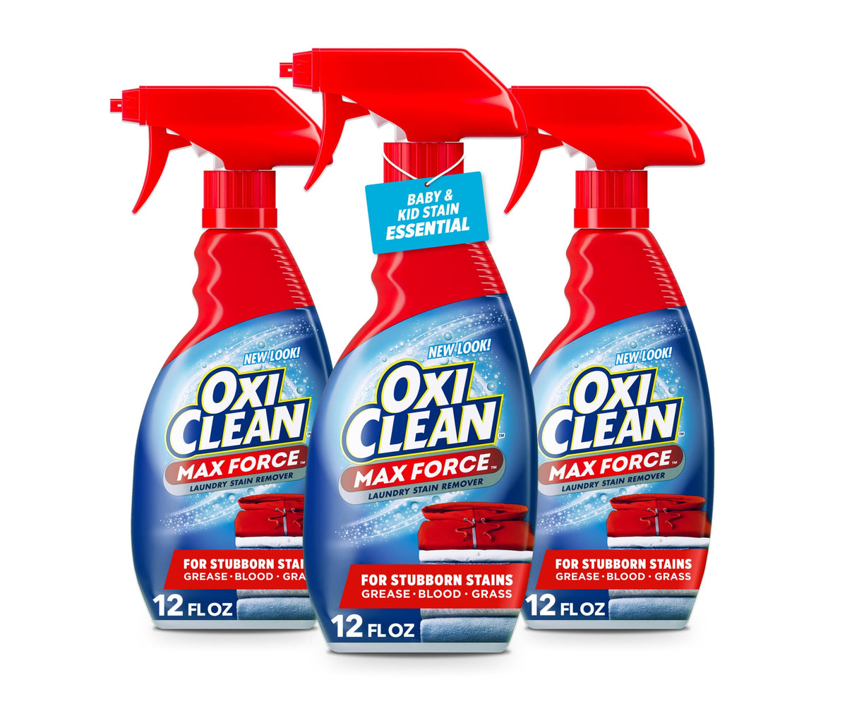 OxiClean Max Force Laundry Stain Treater Spray bottle 12 fl oz