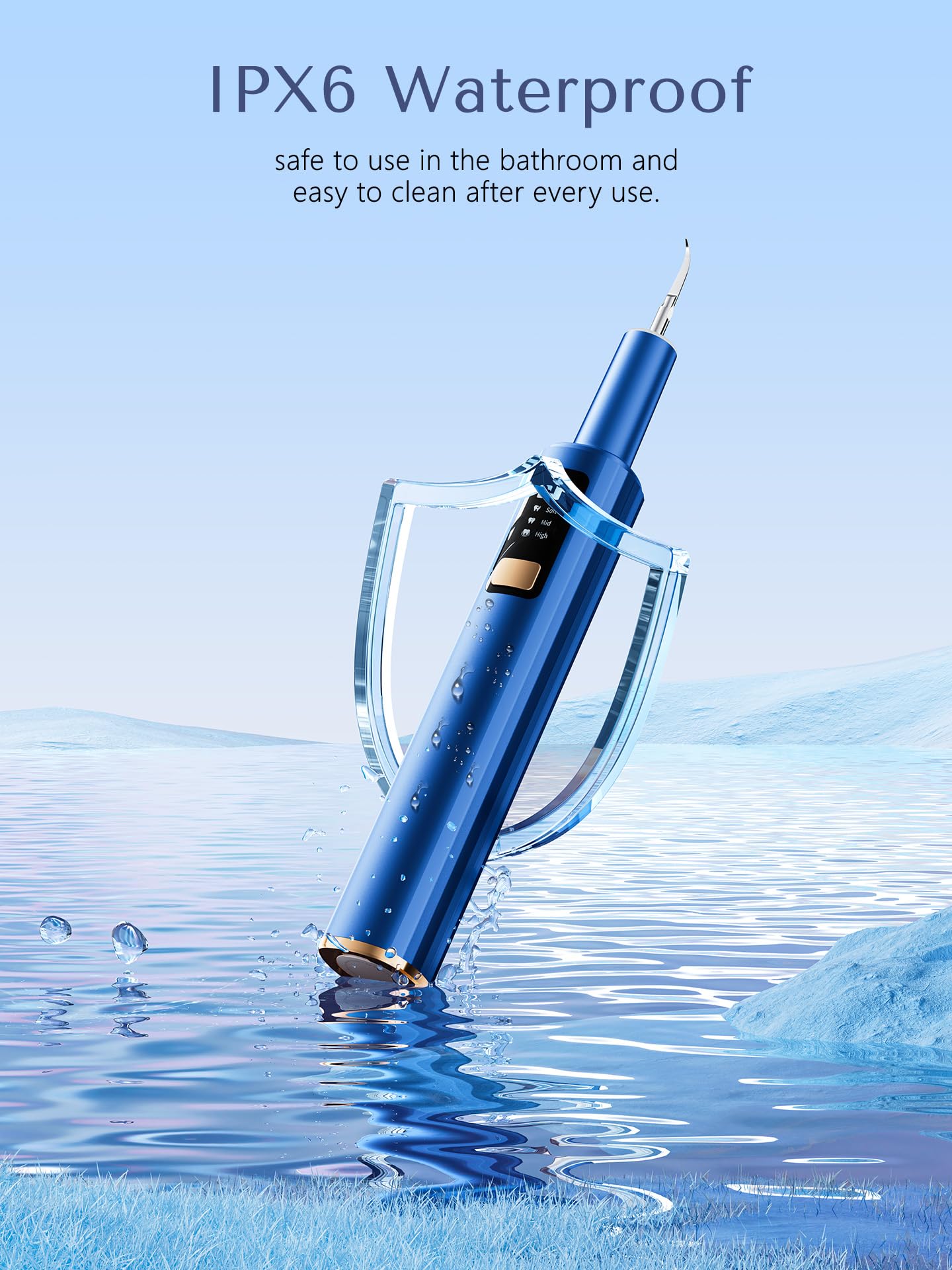 Tongue scraper included for oral care