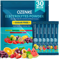 OZENKE Electrolytes Powder Packets box with 30 sticks