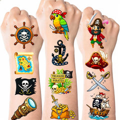 Ozepao 100 piece pirate temporary tattoos set