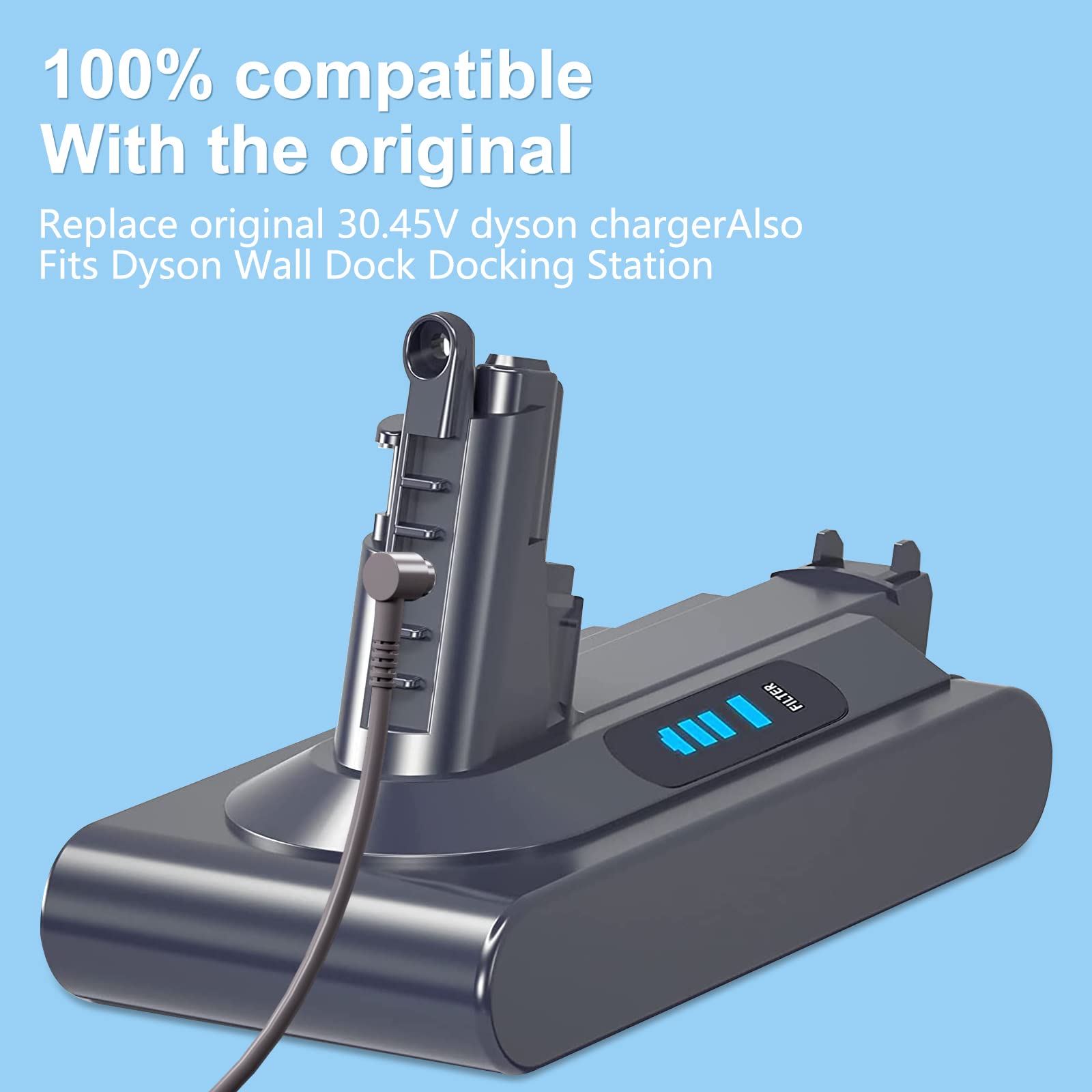 Input 100–240V 30.45V 1.1A 6ft cable