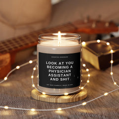 PA school graduation candle gift 9oz soy wax