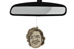 Laser-cut birch wood christmas ornament Pedro Pascal