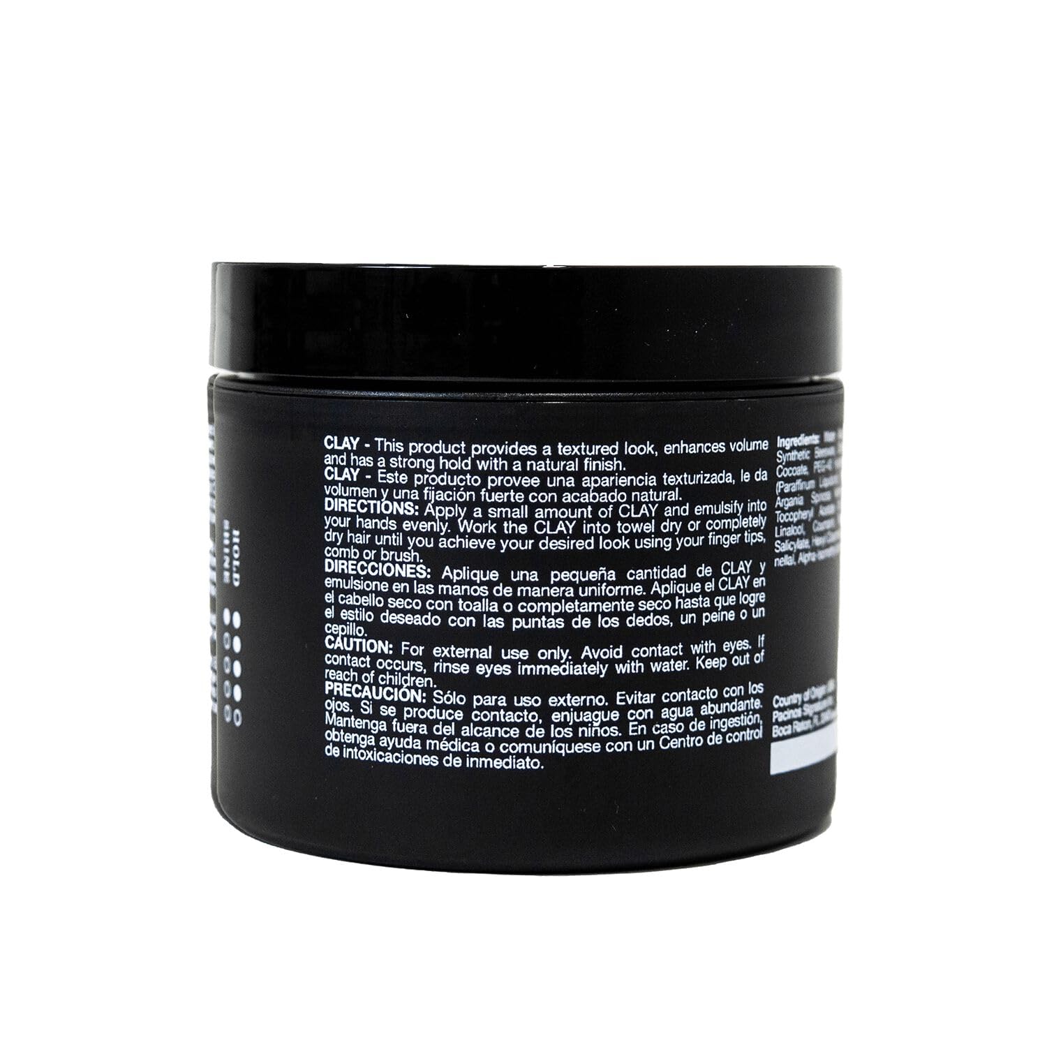 Matte finish smooth texture Pacinos clay paste
