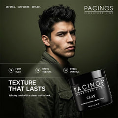 Pacinos Firm Hold Styling Wax matte finish packaging