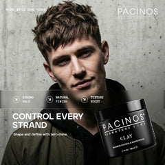 All hair types suitable Pacinos clay paste