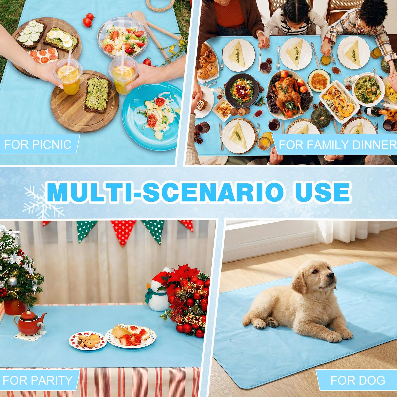 Package includes 1 large cooling mat for food