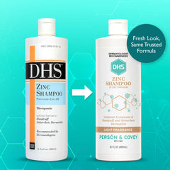 Clarifying scalp care packaging for DHS Zinc Shampoo