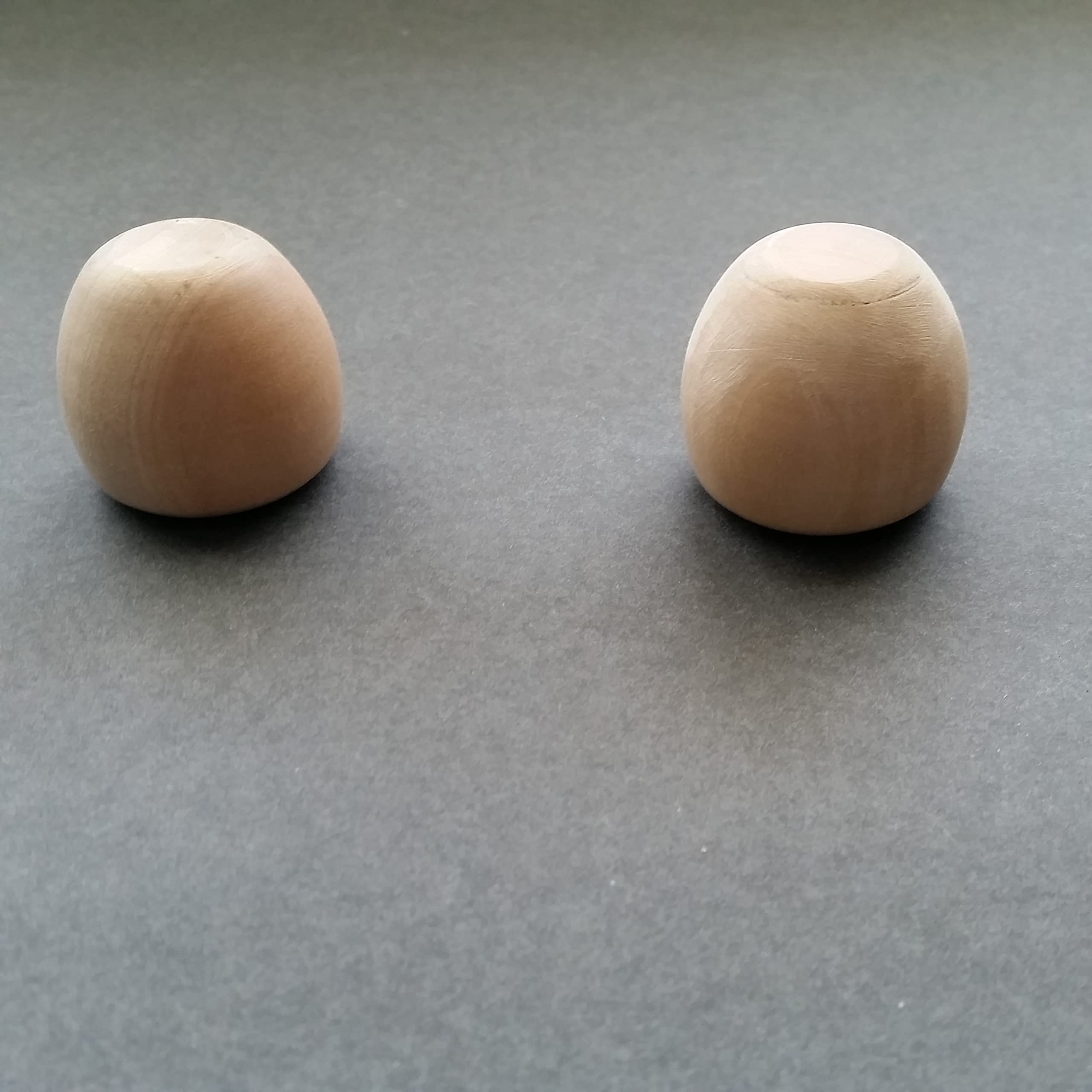 Natural unfinished finial cap end suitable for crafts