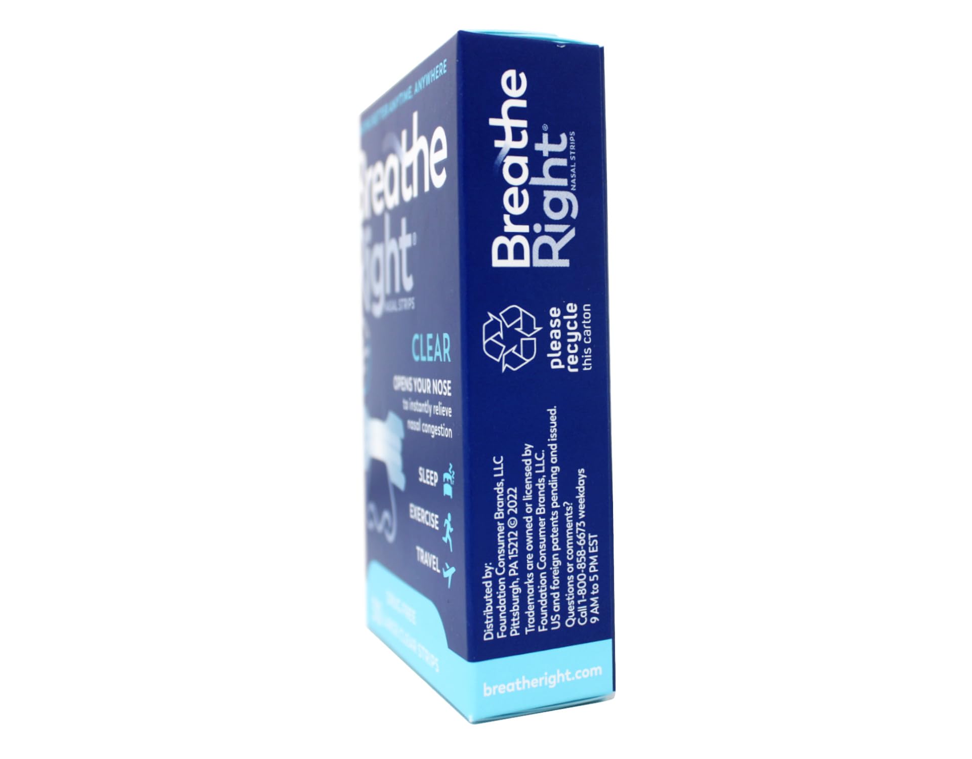 Pack of 2 30 count Breathe Right nasal strips