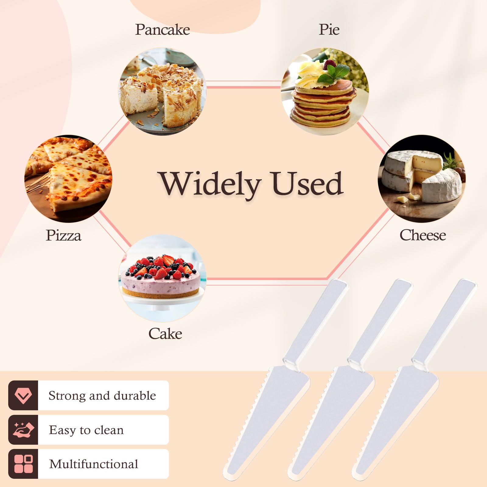 50 piece cake cutter pack for large gatherings