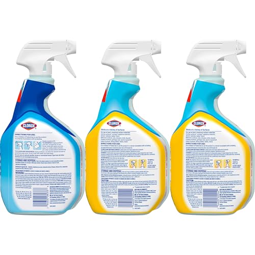 Clorox disinfecting bathroom cleaner front label