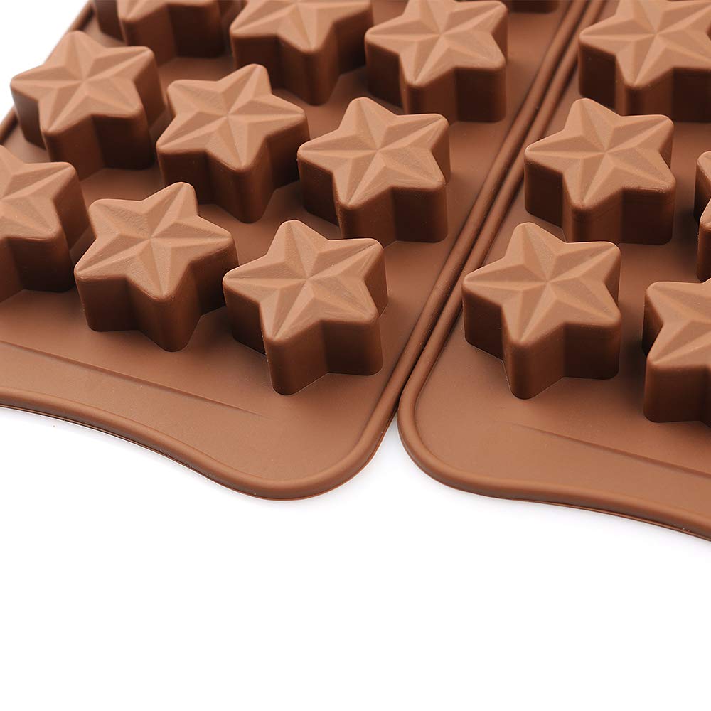 four piece star chocolate mold packing