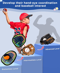 Four paddles for Toss and Catch Ball Set