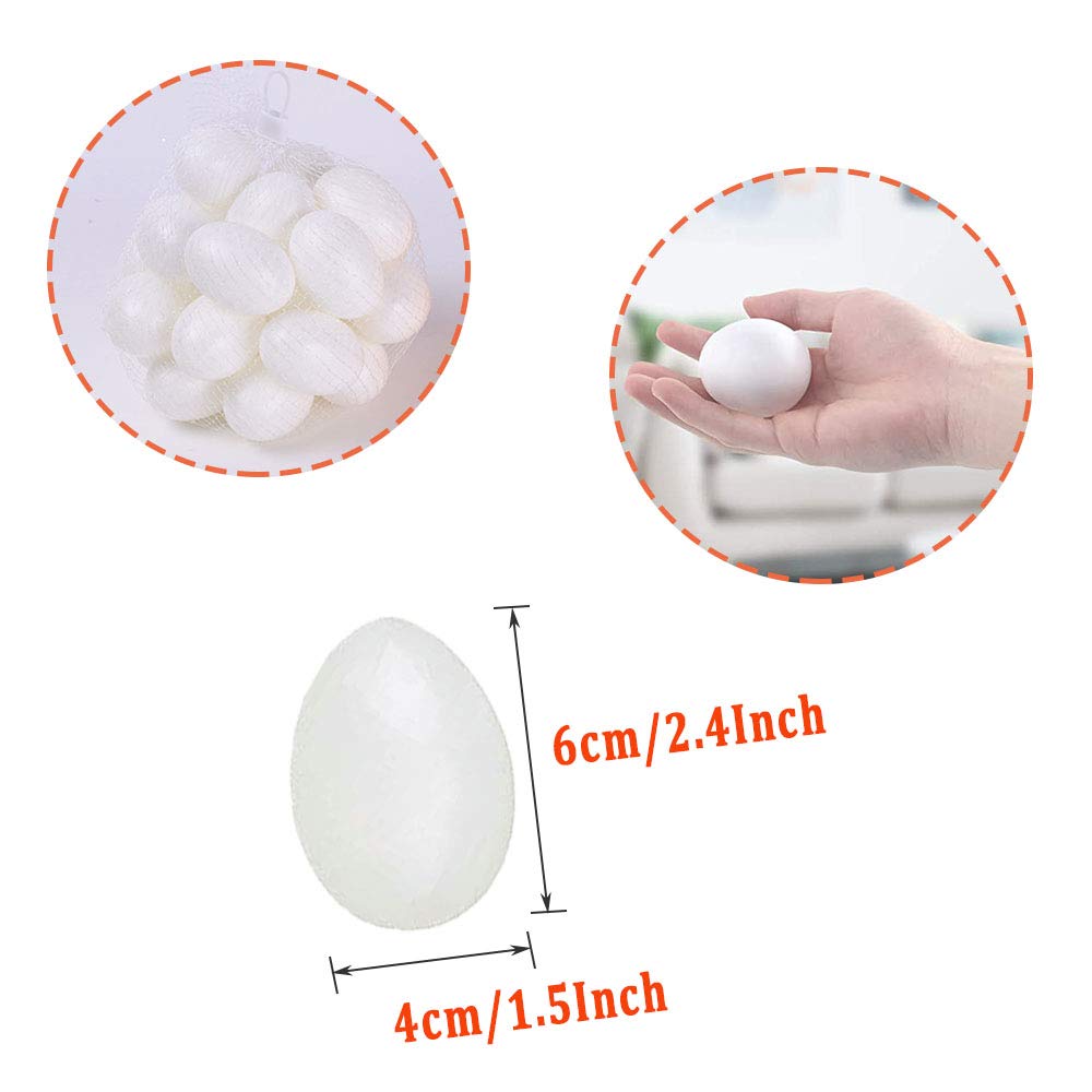 paintable white plastic eggs for kids crafts