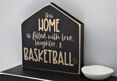 Basketball sign from Painted Pastimes sports home decor