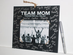 PAINTED PASTIMES SPORTS HOME DECOR Team Mom Photo Display 5x7